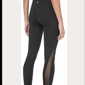 Lululemon leggings with mesh